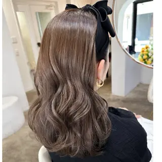セミロング 🎀Reina🎀 ベージュカラー🤍のヘアスタイル
