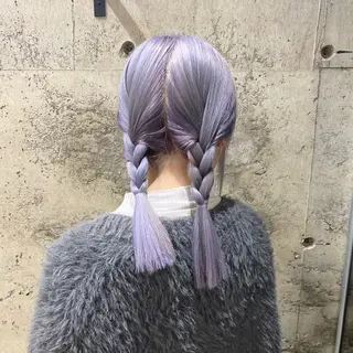 セミロング カラー souco/ moenoのヘアスタイル