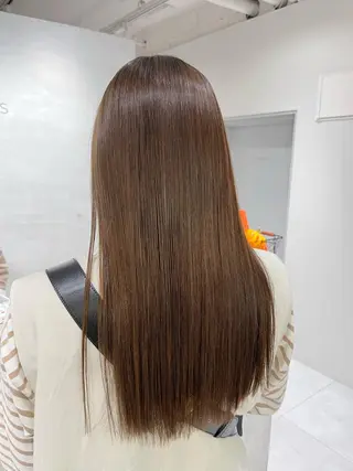 ロング カラー 髪質改善/レイヤー 兼折楓馬のヘアスタイル