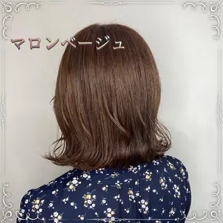 カラー ヘアアレンジ 🥀寒色女神 山口玲奈🥀のヘアスタイル