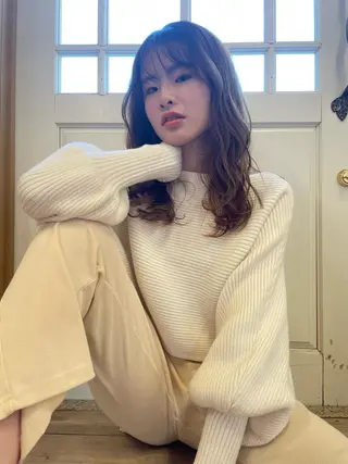 ロング カラー 足立 悠輔のヘアスタイル