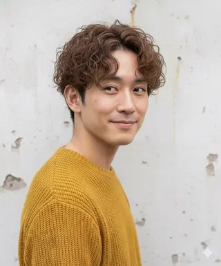 メンズ 【メンズパーマ】 SiLO 三宅のヘアスタイル