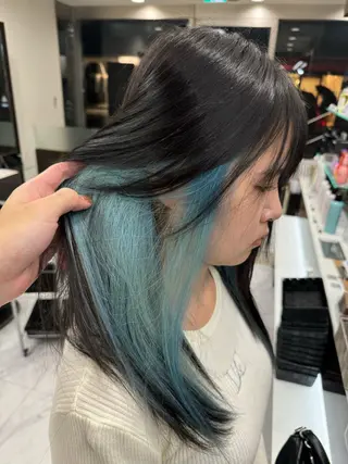 ロング カラー ヘアアレンジ 目黒 碧人のヘアスタイル