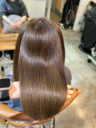 セミロング 🫧縮毛矯正支持率 No.1 ほのか🫧のヘアスタイル