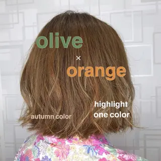 ミディアム カラー 🎀飯野 心咲のヘアスタイル