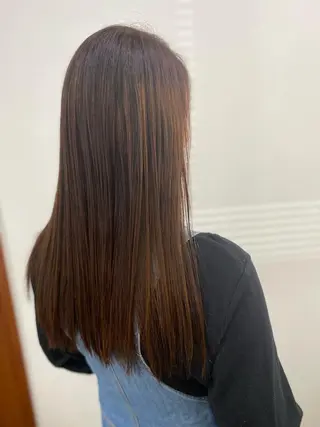 ロング カラー 桝本 由佳のヘアスタイル