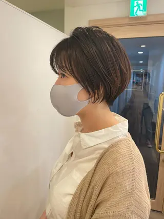 ショート 大迫 江梨のヘアスタイル