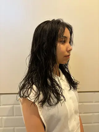 ロング パーマ Door代官山所属・詩織/パーマ /代官山のヘアスタイル