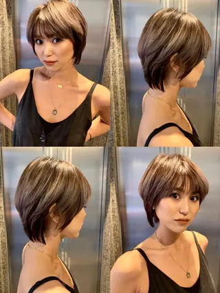 ショート ブリーチ＆カラーが 得意☀️望月宣雄☀️のヘアスタイル