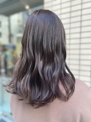 ロング カラー 菊地 美憂のヘアスタイル