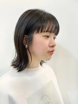 ミディアム カラー HIROKI ” stylistのヘアスタイル