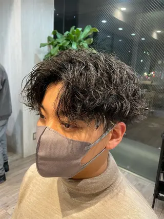 ショート パーマ メンズ 🔥Mackey🔥 メンズ特化型美容師のヘアスタイル
