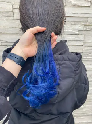 セミロング カラー 透明感カラーブリーチ 🌼シゲモトアヤ🌼のヘアスタイル