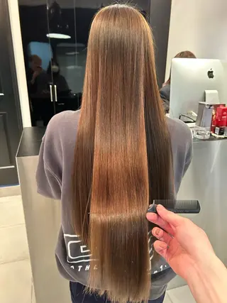 ロング パーマ ダブルカラー/ 艶カラー／こうきのヘアスタイル