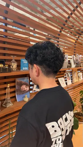 パーマ メンズ mashu/ブリーチ /パーマ/ranaのヘアスタイル