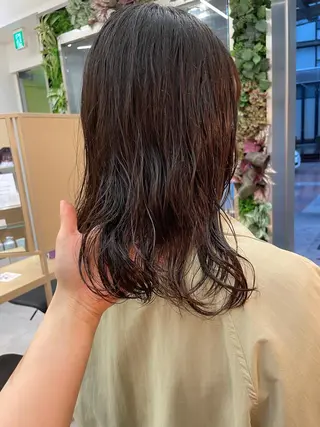 セミロング カラー パーマ ヘアアレンジ 8HAIR / MAYUのヘアスタイル