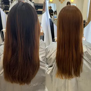 ロング カラー lapereau ayanaのヘアスタイル