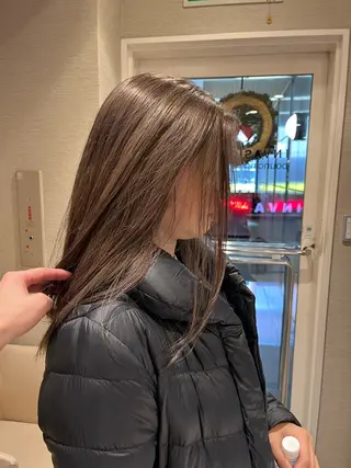 セミロング カラー dogstar小林諒 レイヤー/パーマのヘアスタイル