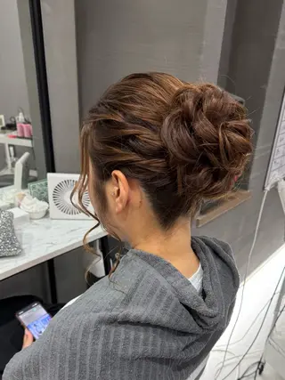 セミロング ヘアセット miyuのヘアスタイル
