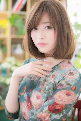 ミディアム 小顔カット得意🌟 岩渕麻由のヘアスタイル
