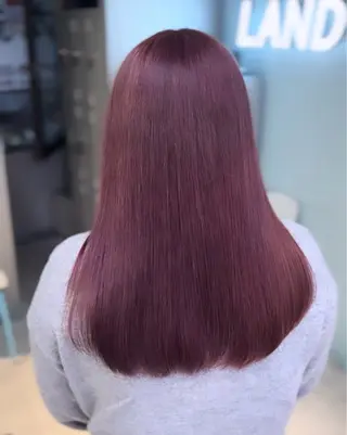 ロング 🎀愛されピンク ラベンダー💜ゆいのヘアスタイル