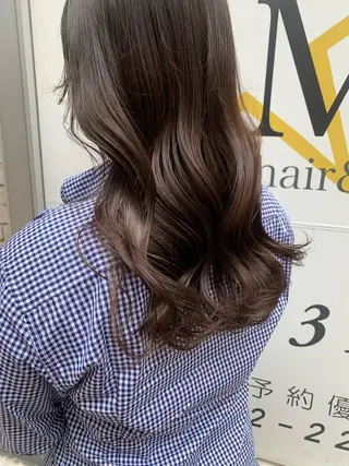 ロング カラー ヘアアレンジ ブリーチなし/ レイヤー🌿runaのヘアスタイル