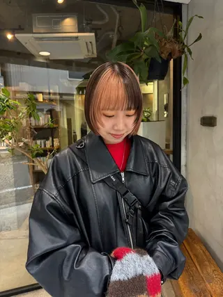 ショート リナ/名古屋/大須 カットモデルのヘアスタイル