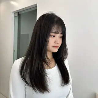 ロング カラー 縮毛矯正/ネイル 🌻ひまわり🌻のヘアスタイル