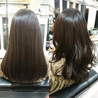 ロング ヘアアレンジ カラー ACROあべの店所属・艶カラー/インナー /グラデ/大西小百合のヘアスタイル