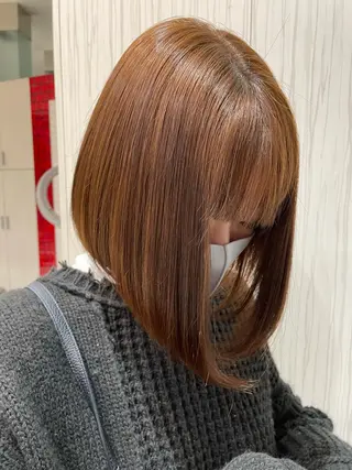 ミディアム カラー 飯塚 愛美のヘアスタイル