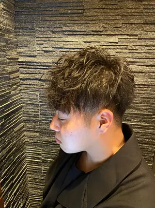 ミディアム 齋藤 大晟のヘアスタイル