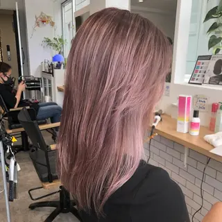 ミディアム カラー JILBLAN京都 ショート/ハイライトのヘアスタイル