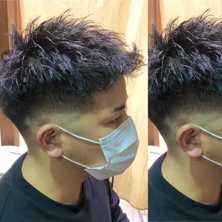 ショート メンズ メンズパーマ/ スパイキー/神田正紀のヘアスタイル