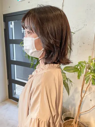 ミディアム カラー 💫タンバルモリ・ 韓国ボブ💫小川愛誠のヘアスタイル