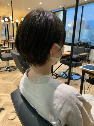 ショート カラー 【S.BROOM】 店長　西川徹のヘアスタイル