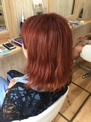 ショート カラー ヘアアレンジ Hair＆ＭakeEPIC所属・hair &make EPICRUMIのヘアスタイル