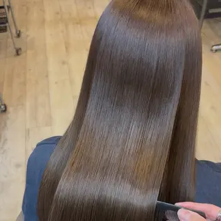 ロング Agu hair aubel 長岡古正寺所属・🩷縮毛矯正特化🩷 ブリーチ毛でも可のヘアスタイル