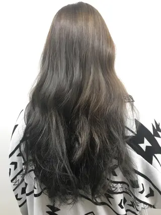 ロング カラー c& ちはるのヘアスタイル