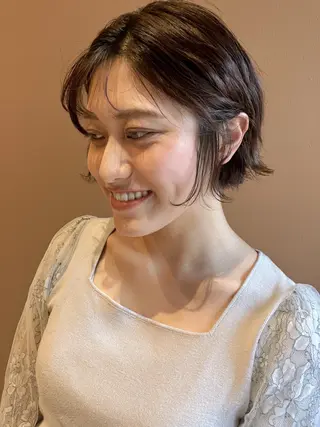 ショート あかり🌷ナチュラル 、透明感カラーのヘアスタイル