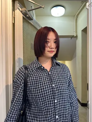 ショート FavyS「フェイヴィーズ」所属・竹中 彩音のヘアスタイル