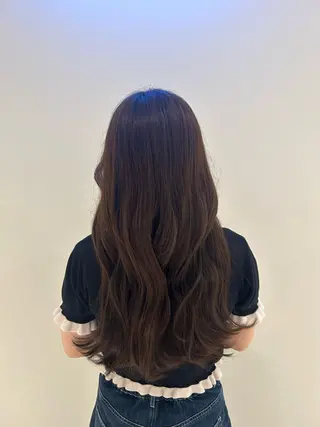 ロング カラー 山形 紗奈のヘアスタイル