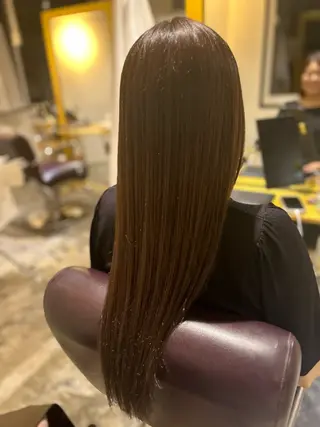 ロング カラー 縮毛矯正／髪質改善 🌟mizukiのヘアスタイル