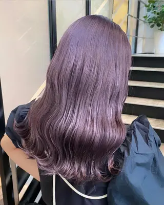 セミロング カラー 💗ガーリーヘア🎀 saki💗のヘアスタイル