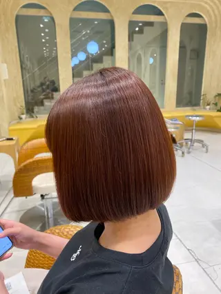 ミディアム カラー Tierra 原宿所属・関 日葉里のヘアスタイル