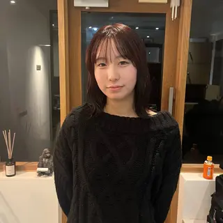 ミディアム Wカラー🐾 ハルナのヘアスタイル