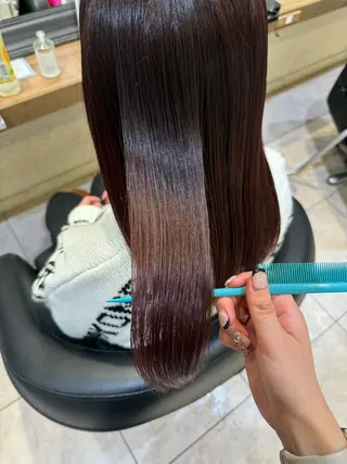 ミディアム カラー 赤み消しカラー🌱 YUZUKI🫧のヘアスタイル