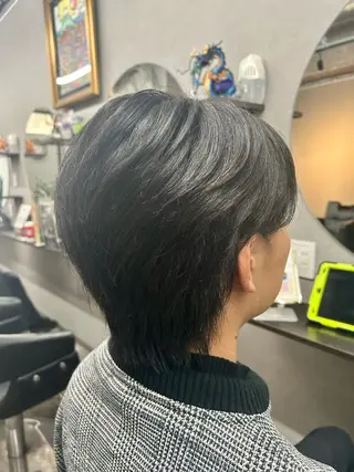 ショート パーマ メンズ ゲーマー美容師 KENTOのヘアスタイル