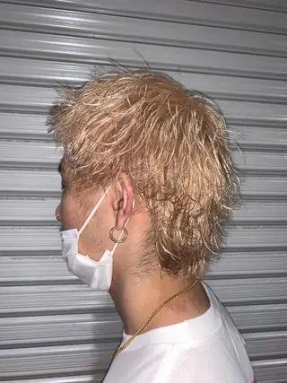ショート メンズ 糟谷 慈英のヘアスタイル