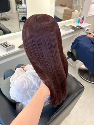 ロング カラー ParveMix 岡本えりかのヘアスタイル