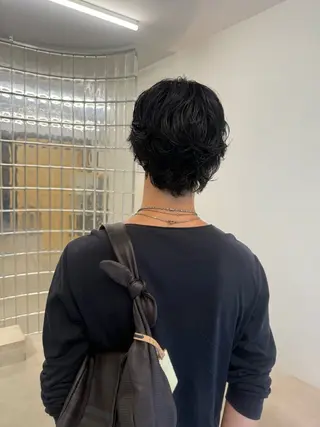 ショート パーマ wabi【ワビ】所属・堀 愛深のヘアスタイル